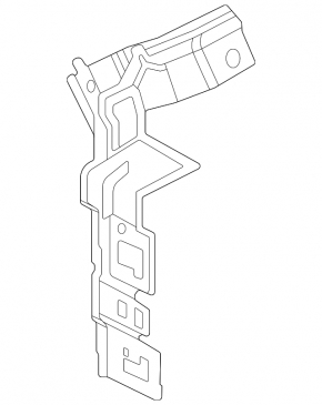 Nissan Murano 25-26 under-dash fuse box bracket