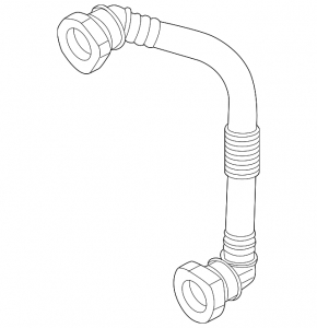 Cooling system hose for the rear engine cooler Kia EV6 22-24