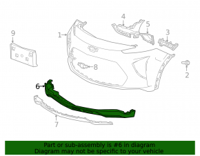 Front Bumper Lip Chevrolet Bolt EUV 22-23