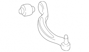 Lower control arm, front right, rear, Audi A6 04-11