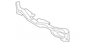 Lexus ES250 ES300h ES350 19-24 Front Bumper Upper Absorber