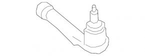 Steering tip right Kia Forte 19-24 CTR