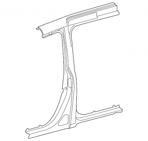 Body pillar center left Toyota Sienna 21-25