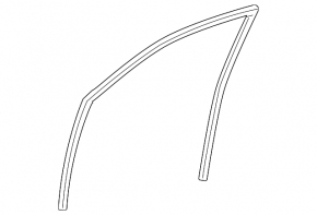 Front left windshield seal for Toyota Rav4 06-12