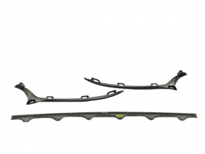 Jeep Grand Cherokee WL 21-25 grille molding kit, gloss black