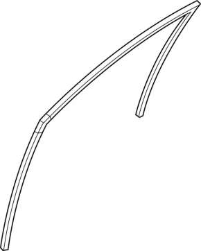 Front right window seal for Infiniti QX50 19-25