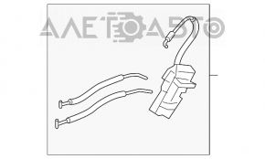 Rear right door lock Hyundai Azera 12-17