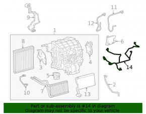 Toyota Prius 50 Prime heater wiring 17-22
