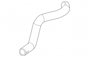 Right cooling hose Cadillac ATS 13-16 2.5