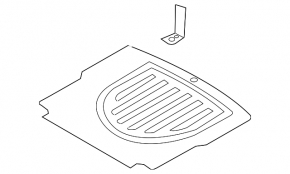 Trunk floor Hyundai Elantra AD 19-20 black