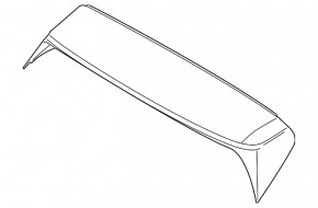 Porsche Cayenne 19-26 tailgate spoiler