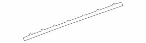 Door seal front right Mercedes GLS-class X166 13-19 lower