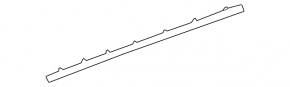 Door seal front right Mercedes GLS-class X166 13-19 lower