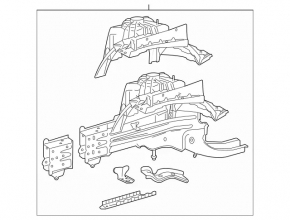 Front right quarter Mercedes C-class W205 15-21