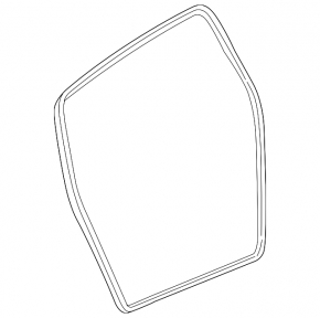 Mercedes GLC 16-19 tailgate seal