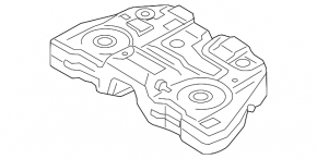 Fuel tank Lincoln MKZ 13-16 2.0, hybrid FWD