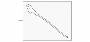 Left windshield washer nozzle for Lincoln MKC 15-19