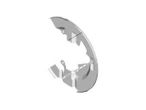 Brake Disc Cover Front Right Lincoln MKC 15-19