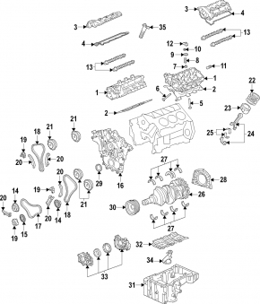 Crankshaft Cadillac CTS 14-15 3.6 LFX k: 68.00 w: 56.00