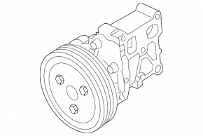 Water pump Mitsubishi Lancer 10-17 2.0, 2.4