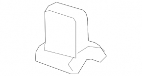 Radiator bracket upper left Chevrolet Cruze 11-15