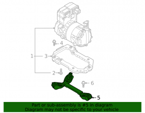 Bracket of air conditioner compressor Volkswagen ID.4 21-23 lower