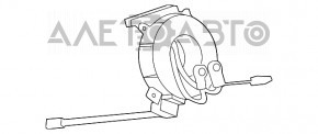 Steering wheel cable Cadillac ATS 13- without steering wheel heating