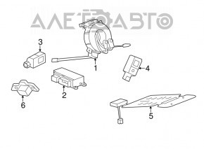 Steering wheel cable Cadillac ATS 13- without steering wheel heating