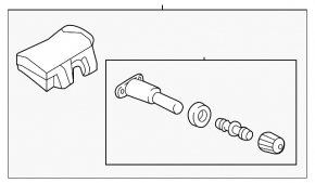 Mitsubishi Eclipse Cross 18- Wheel Pressure Sensor