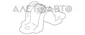 Front stabilizer bar mounting bracket upper left Lexus RX400h 06-09