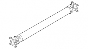 Cardan shaft cardan Genesis G80 17-20 front, RWD, 3.8, 5.0