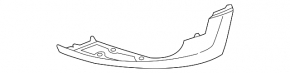 Left front bumper lip for Mini Cooper Countryman F60 17-20 S, structure, for parking sensors