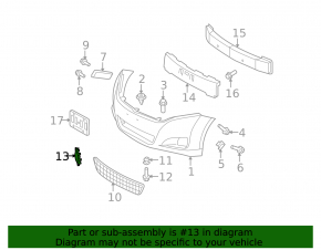 Left Front Bumper Tow Hook Cap for Toyota Venza 09-12