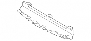 Front bumper lower absorber Lexus LS460 LS600h 13-17
