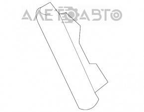 Chrome front bumper cap left Lexus RX350 RX450h 13-15 rest.