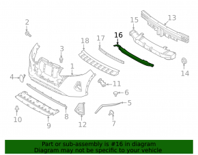 Nissan Kicks 2021-2025 Front Bumper Absorber