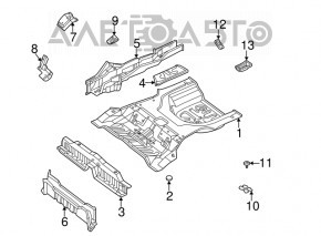 Spare Wheel Mount Hyundai Sonata 11-14