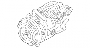Air Conditioning Compressor BMW 5 G30 18-23 4.4T