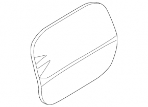 Fuel filler flap for Hyundai Santa FE 21-23