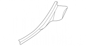 Rear left door sill trim for Nissan Versa 1.8 10-12