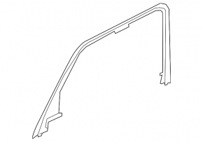Door frame inner rear left Audi Q5 80A 18-24