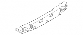 Infiniti QX60 22-26 rear bumper absorber short