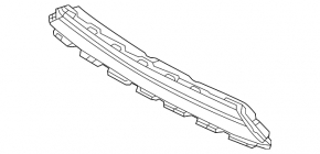 Hyundai Azera 15-17 front bumper lower grille