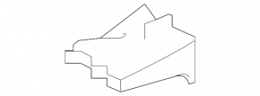 Left front bumper mount for Hyundai Palisade 20-22