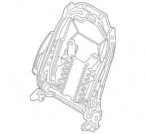 Driver's seat backrest tilt adjustment motor for Hyundai Sonata 15-17