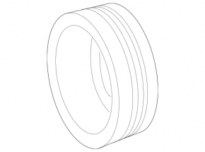 Crankshaft pulley Mercedes GLS-class X166 15-19 3.0 M276 DE30LA