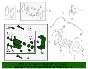 Front right support Mazda CX-5 17-24