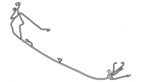 Ford Edge 19-24 front bumper wiring without parking sensors