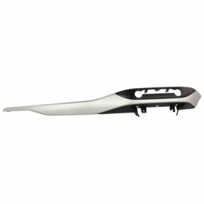 Right front panel trim for Ford Escape MK4 20-24, gloss black, wood grain, broken mount