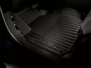 Set of floor mats for Honda CRV 17-22 rubber black